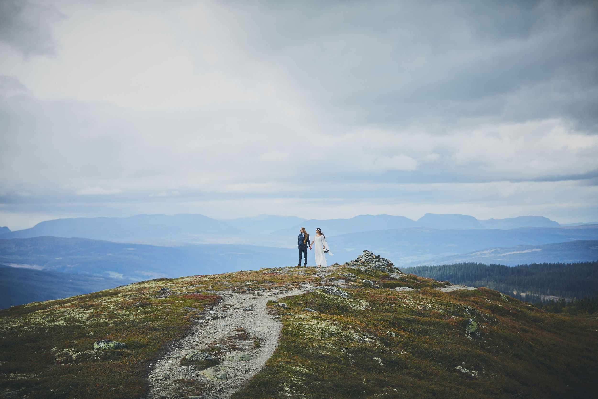 Sommerbryllup på fjellet