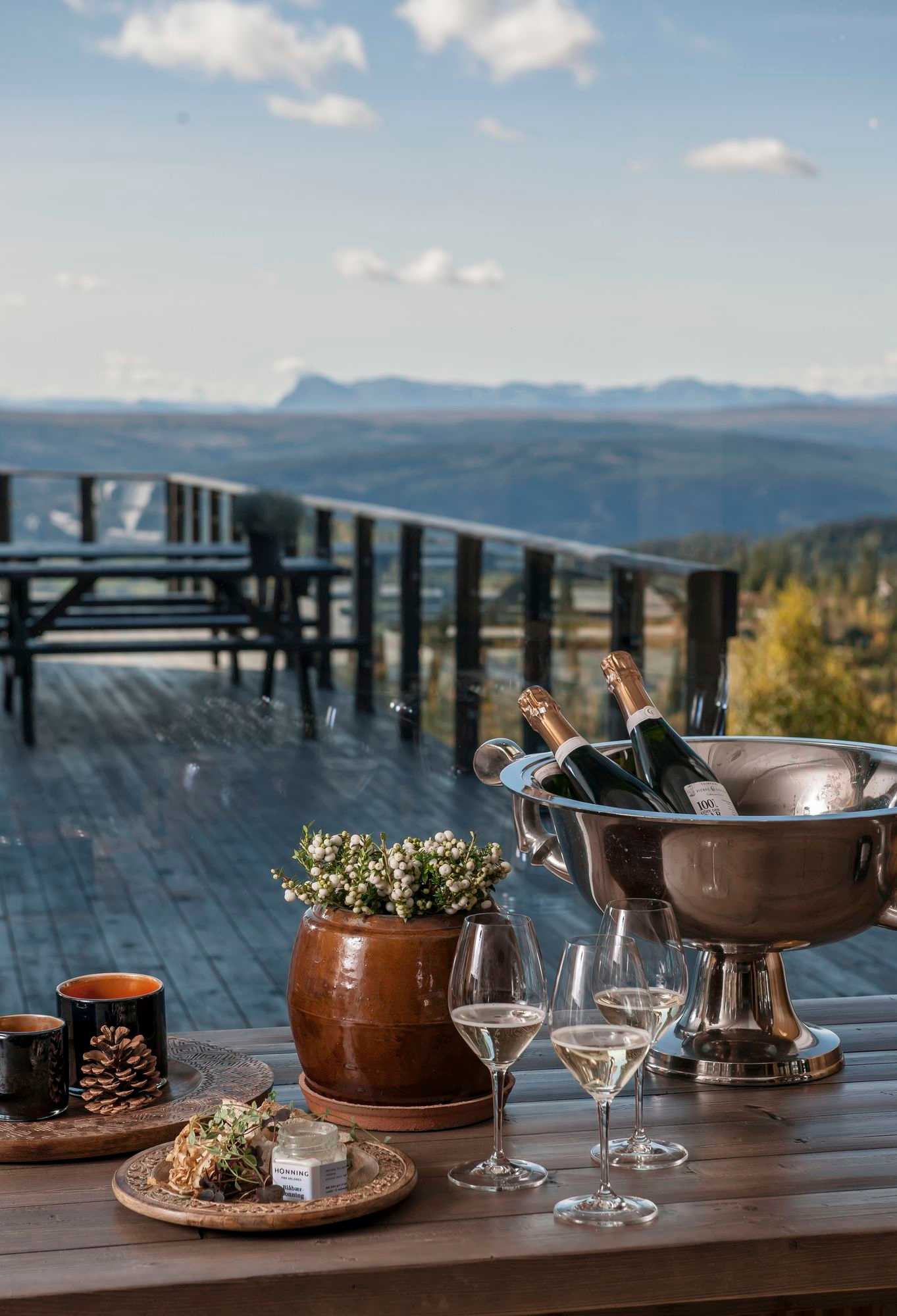 Vielse på terrassen